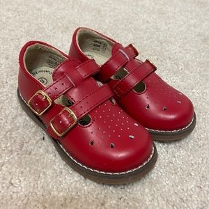 Footmates double strap Mary Jane